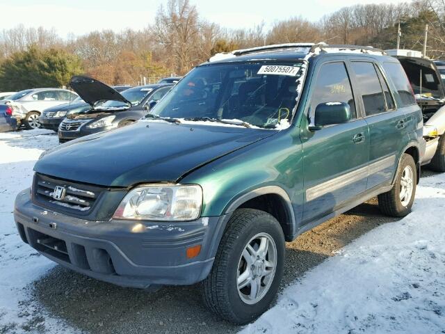 JHLRD1764XC083729 - 1999 HONDA CR-V EX GREEN photo 2