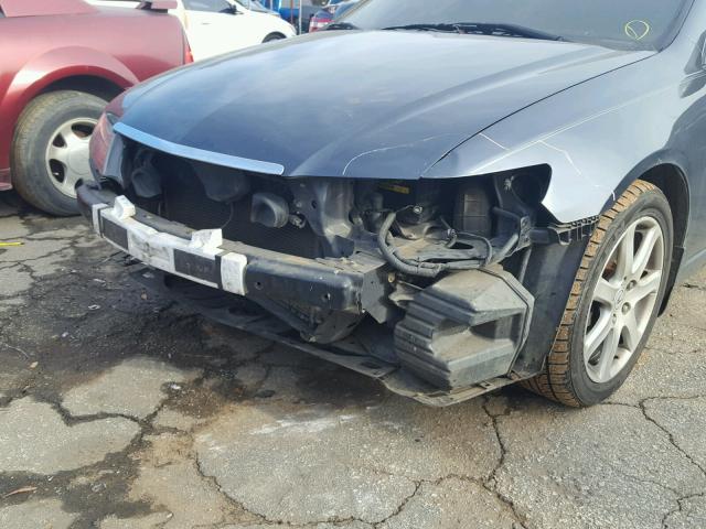 JH4CL96924C046155 - 2004 ACURA TSX BLUE photo 9