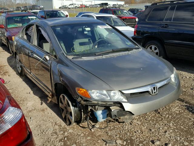 1HGFA16587L047741 - 2007 HONDA CIVIC LX GRAY photo 1