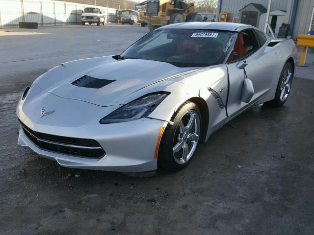 1G1YD2D7XE5132258 - 2014 CHEVROLET CORVETTE S SILVER photo 9