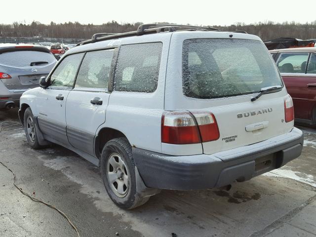 JF1SF63571H713617 - 2001 SUBARU FORESTER L WHITE photo 3