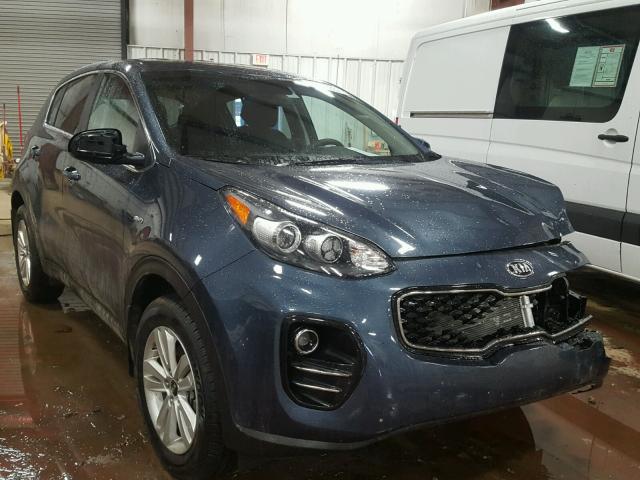 KNDPMCAC7H7166628 - 2017 KIA SPORTAGE L BLUE photo 1