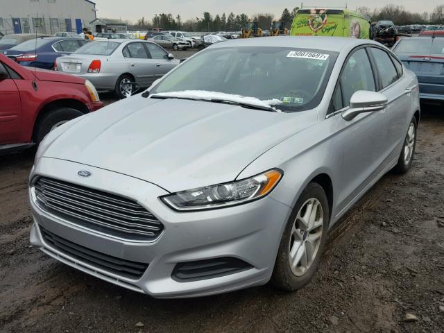 3FA6P0H73GR310442 - 2016 FORD FUSION SE SILVER photo 2