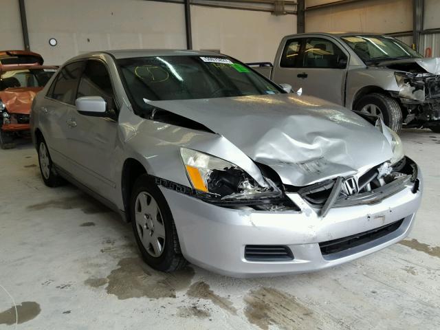 3HGCM56467G709242 - 2007 HONDA ACCORD LX SILVER photo 1