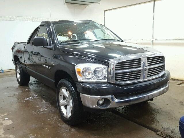 1D7HU18237J592345 - 2007 DODGE RAM 1500 S BLACK photo 1