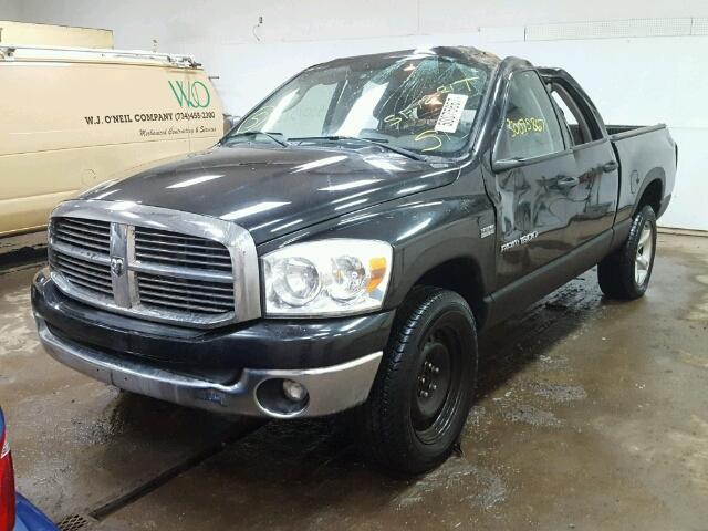 1D7HU18237J592345 - 2007 DODGE RAM 1500 S BLACK photo 2