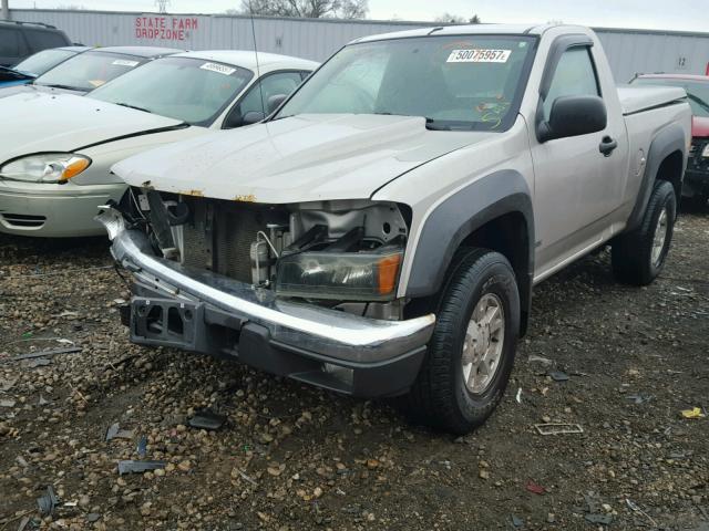 1GCDT146158182345 - 2005 CHEVROLET COLORADO BEIGE photo 2