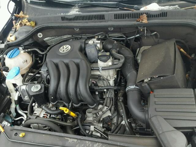 3VW2K7AJ6FM350058 - 2015 VOLKSWAGEN JETTA BASE BLACK photo 7