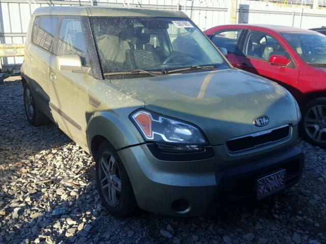 KNDJT2A23A7088218 - 2010 KIA SOUL + GREEN photo 1