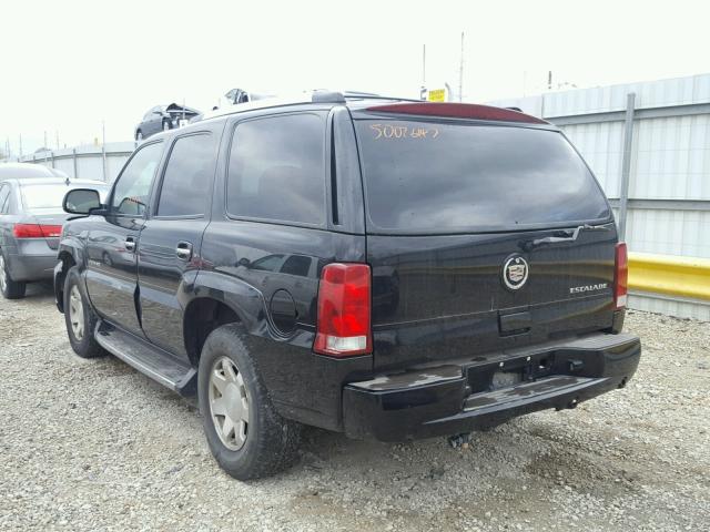 1GYEK63N72R202076 - 2002 CADILLAC ESCALADE L BLACK photo 3