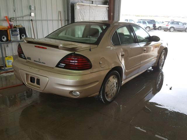 1G2NE52E75M217854 - 2005 PONTIAC GRAND AM S GOLD photo 4