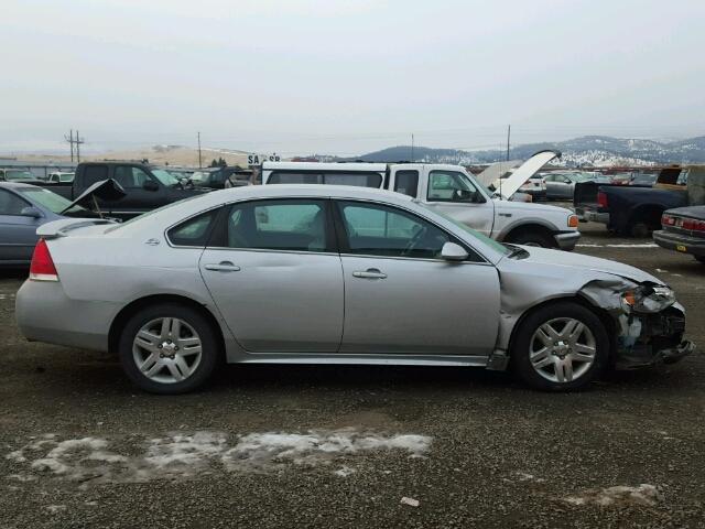 2G1WC57M691160255 - 2009 CHEVROLET IMPALA 2LT SILVER photo 9