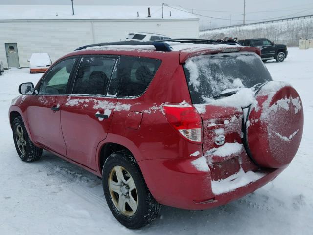 JTMZD33V165020824 - 2006 TOYOTA RAV4 RED photo 3