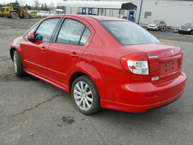 JS2YC5A45A6300002 - 2010 SUZUKI SX4 SPORT RED photo 3