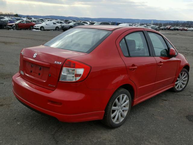 JS2YC5A45A6300002 - 2010 SUZUKI SX4 SPORT RED photo 4