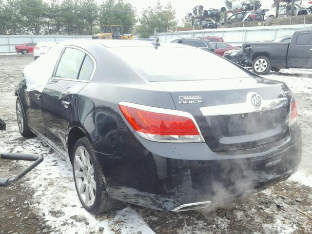 1G4GE5GD6BF105904 - 2011 BUICK LACROSSE C BLACK photo 3