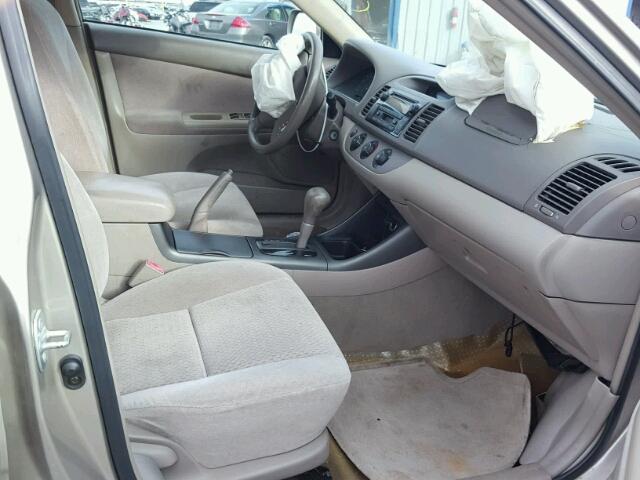 4T1BE32K33U235981 - 2003 TOYOTA CAMRY LE BEIGE photo 5