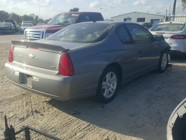 2G1WK16K479417780 - 2007 CHEVROLET MONTE CARL ნაცრისფერი ფოტო 4