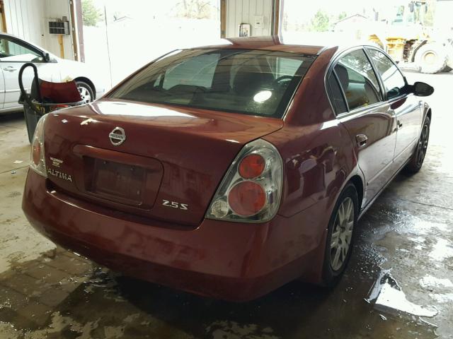 1N4AL11D45N921401 - 2005 NISSAN ALTIMA S RED photo 4