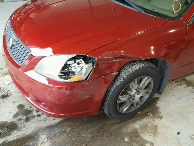 1N4AL11D45N921401 - 2005 NISSAN ALTIMA S RED photo 9