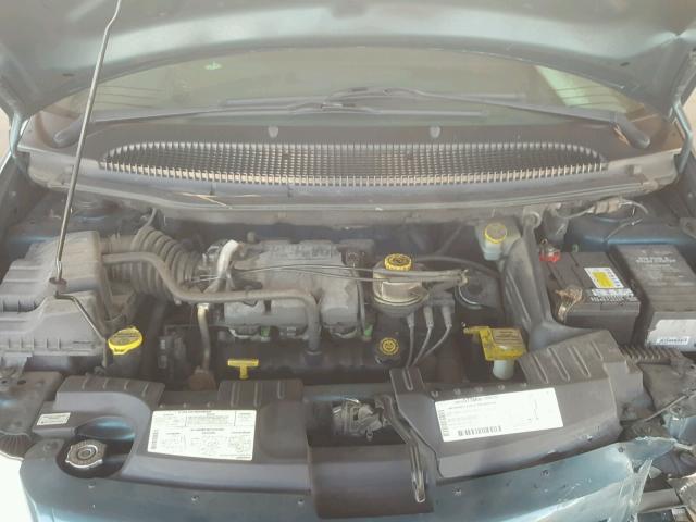 1C4GJ25381B136912 - 2001 CHRYSLER VOYAGER GREEN photo 7