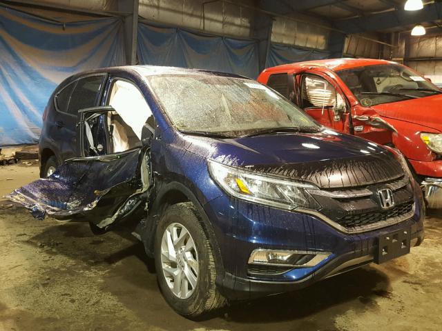 5J6RM4H55GL080627 - 2016 HONDA CR-V EX BLUE photo 1