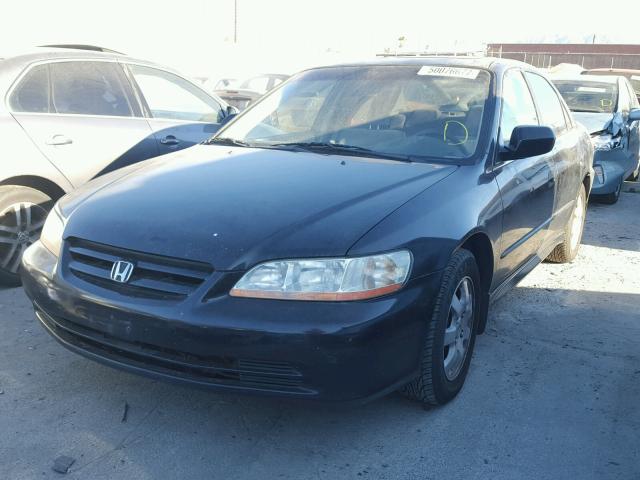 JHMCG66862C017152 - 2002 HONDA ACCORD EX BLACK photo 2