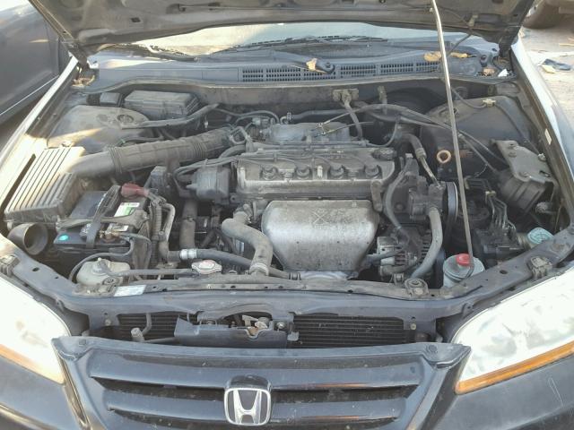 JHMCG66862C017152 - 2002 HONDA ACCORD EX BLACK photo 7