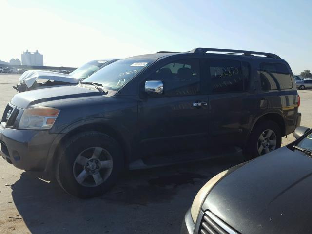 5N1AA08D28N614356 - 2008 NISSAN ARMADA SE GRAY photo 10