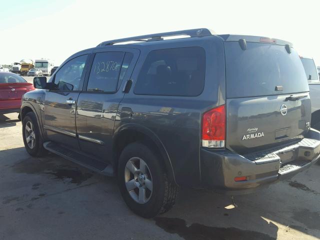 5N1AA08D28N614356 - 2008 NISSAN ARMADA SE GRAY photo 3