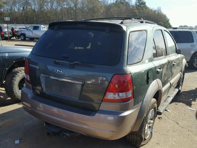 KNDJD733065595077 - 2006 KIA SORENTO EX GREEN photo 4