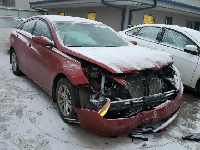 5NPEB4AC6DH590164 - 2013 HYUNDAI SONATA GLS BURGUNDY photo 1