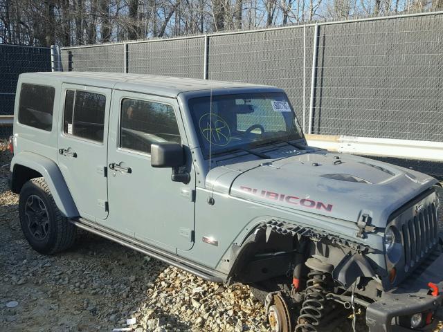 1C4BJWFG4DL651097 - 2013 JEEP WRANGLER U GRAY photo 1