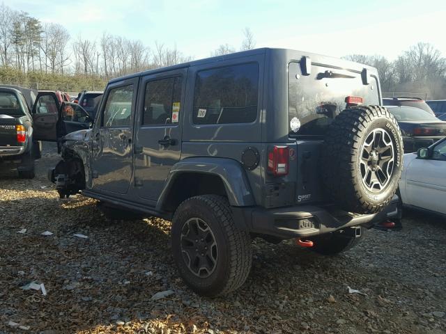 1C4BJWFG4DL651097 - 2013 JEEP WRANGLER U GRAY photo 3