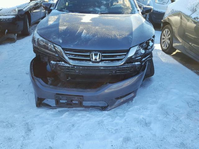 1HGCR2F57DA072882 - 2013 HONDA ACCORD SPO GRAY photo 9