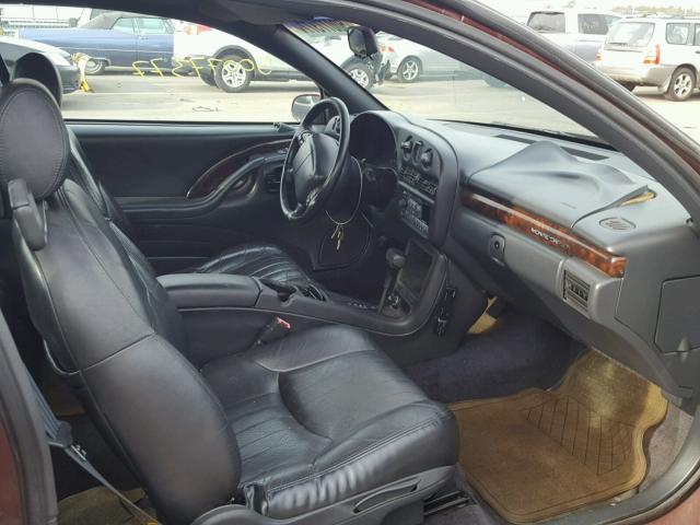 2G1WW12M5T9273808 - 1996 CHEVROLET MONTE CARL მუქწითელი ფოტო 5