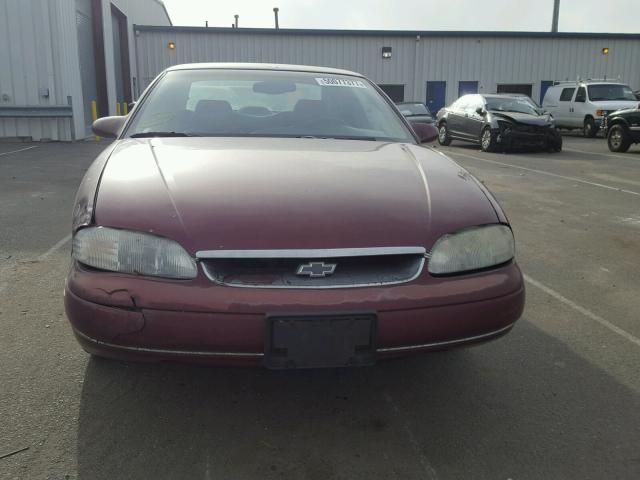2G1WW12M5T9273808 - 1996 CHEVROLET MONTE CARL მუქწითელი ფოტო 9
