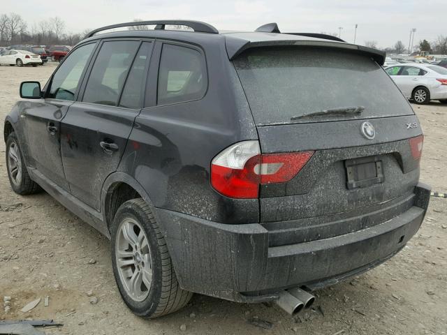 WBXPA93425WD01815 - 2005 BMW X3 3.0I BLACK photo 3