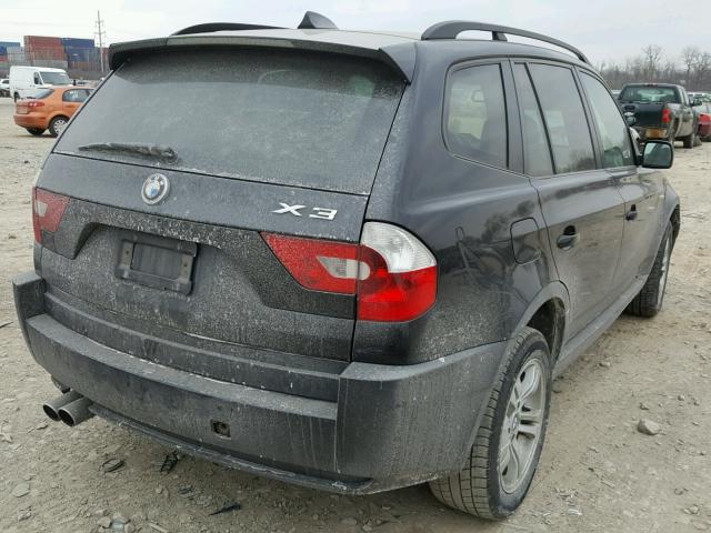 WBXPA93425WD01815 - 2005 BMW X3 3.0I BLACK photo 4