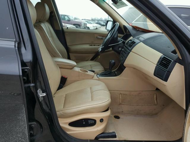 WBXPA93425WD01815 - 2005 BMW X3 3.0I BLACK photo 5