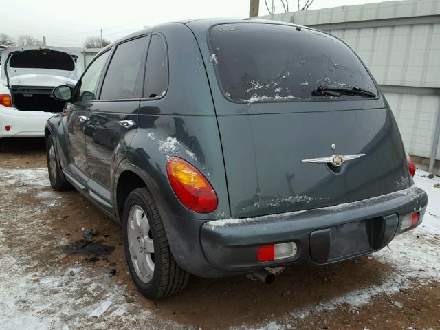 3C4FY58B24T206922 - 2004 CHRYSLER PT CRUISER GREEN photo 3