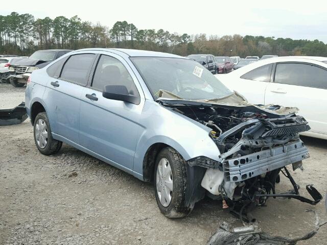 1FAHP34N08W132535 - 2008 FORD FOCUS S/SE BLUE photo 1