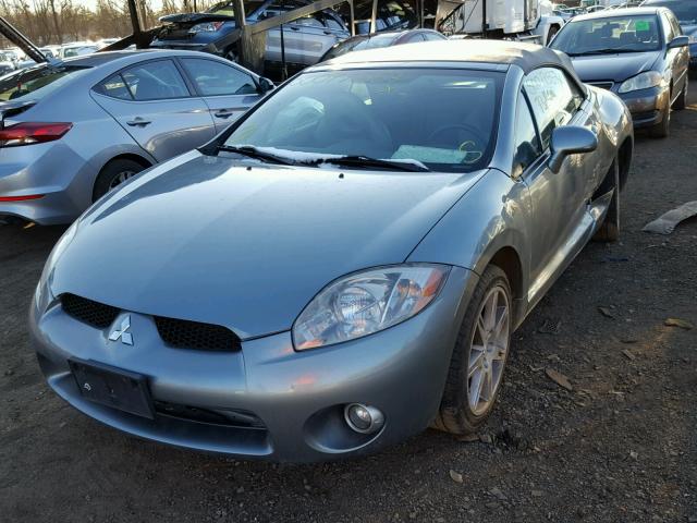 4A3AL35T97E035310 - 2007 MITSUBISHI ECLIPSE SP BLUE photo 2