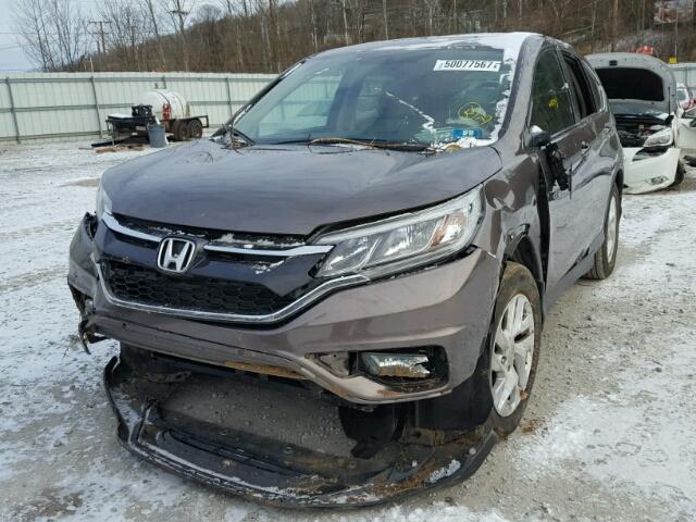 2HKRM4H56GH621937 - 2016 HONDA CR-V EX GRAY photo 2