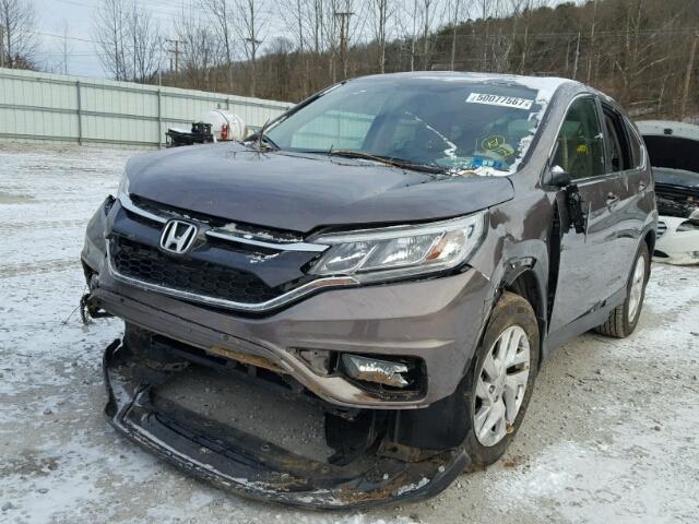 2HKRM4H56GH621937 - 2016 HONDA CR-V EX GRAY photo 9