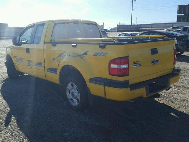 1FTRX02W14KB80202 - 2004 FORD F150 YELLOW photo 3