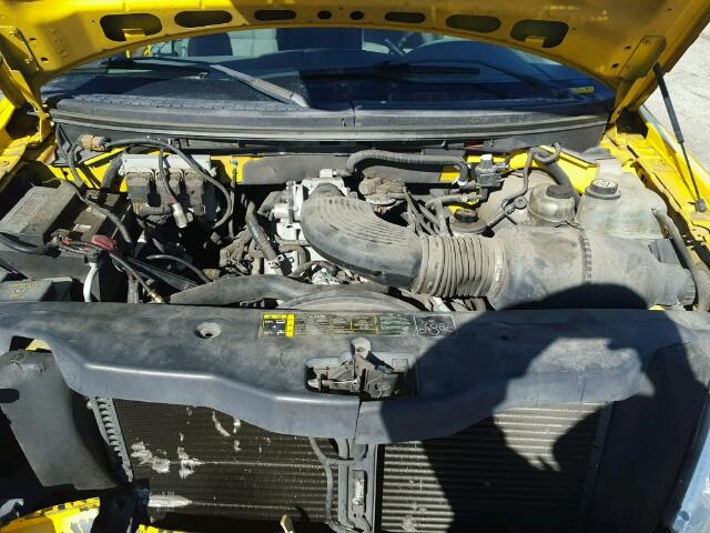 1FTRX02W14KB80202 - 2004 FORD F150 YELLOW photo 7