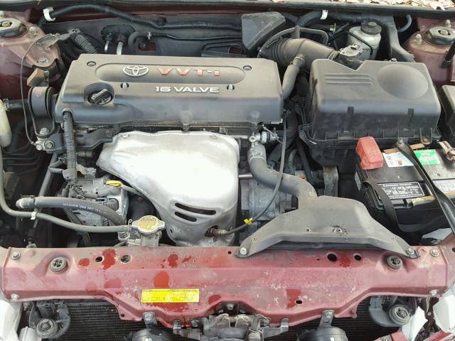 4T1BE32K23U188524 - 2003 TOYOTA CAMRY LE წითელი ფოტო 7