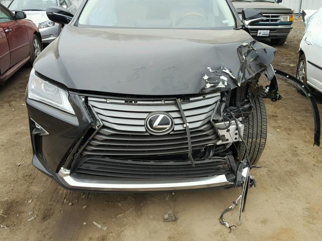 2T2BZMCA7HC068335 - 2017 LEXUS RX 350 BLACK photo 7