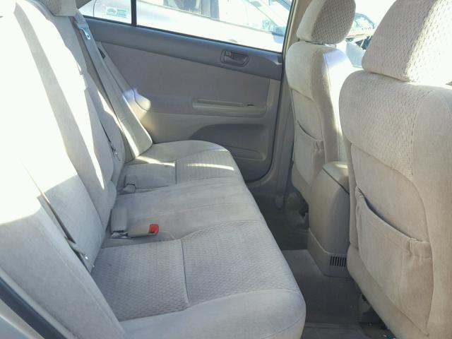 4T1BE32K34U369052 - 2004 TOYOTA CAMRY LE ოქროსფერი ფოტო 6